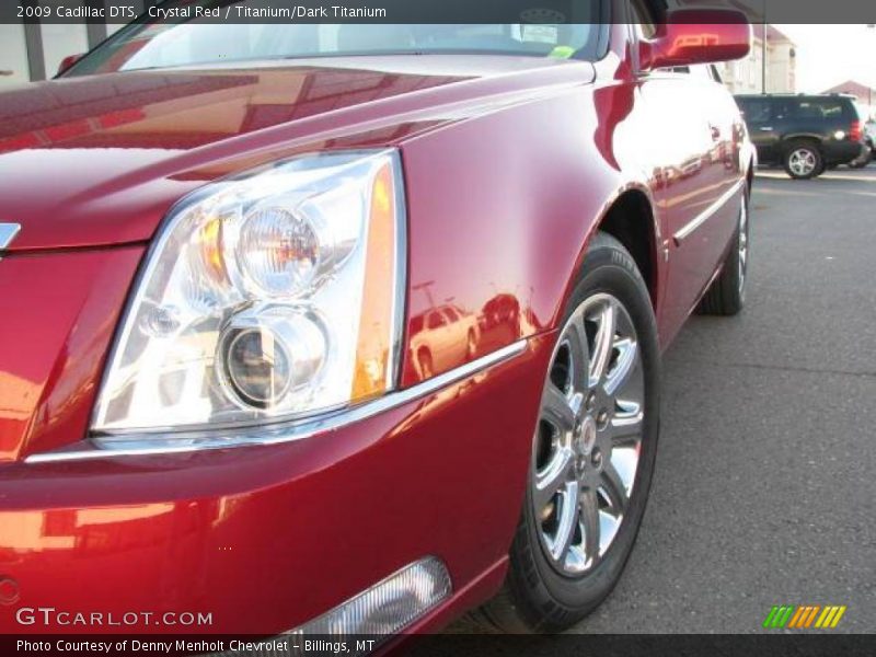 Crystal Red / Titanium/Dark Titanium 2009 Cadillac DTS
