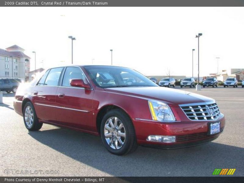 Crystal Red / Titanium/Dark Titanium 2009 Cadillac DTS