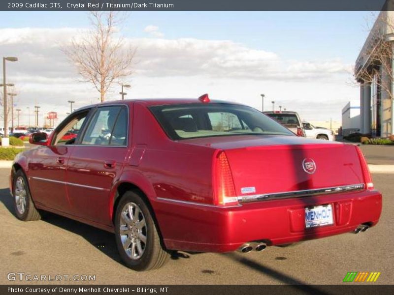 Crystal Red / Titanium/Dark Titanium 2009 Cadillac DTS