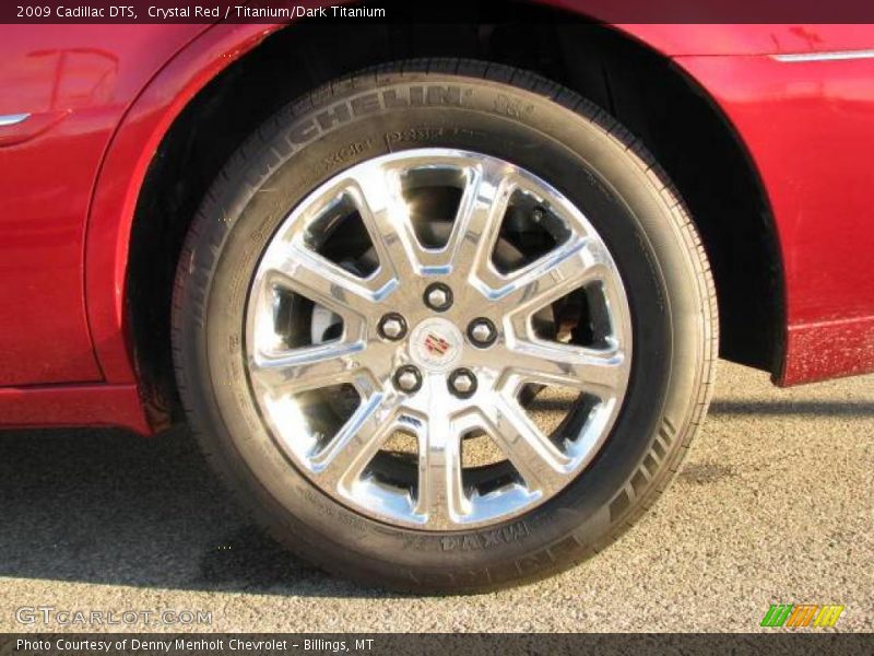Crystal Red / Titanium/Dark Titanium 2009 Cadillac DTS