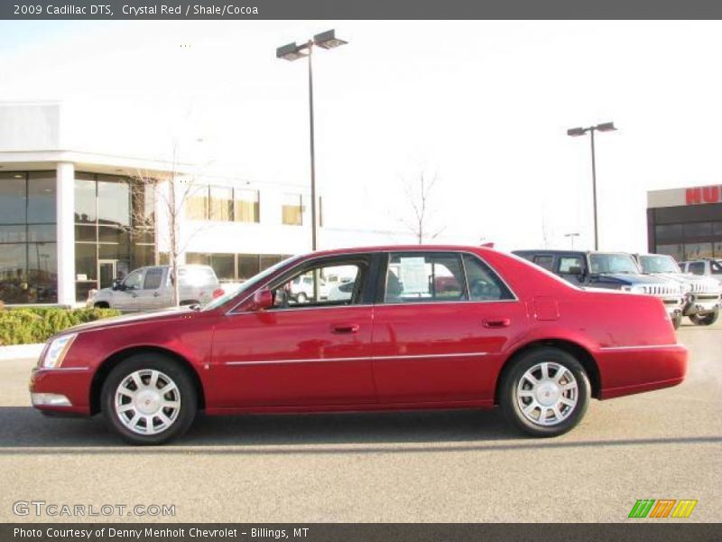 Crystal Red / Shale/Cocoa 2009 Cadillac DTS