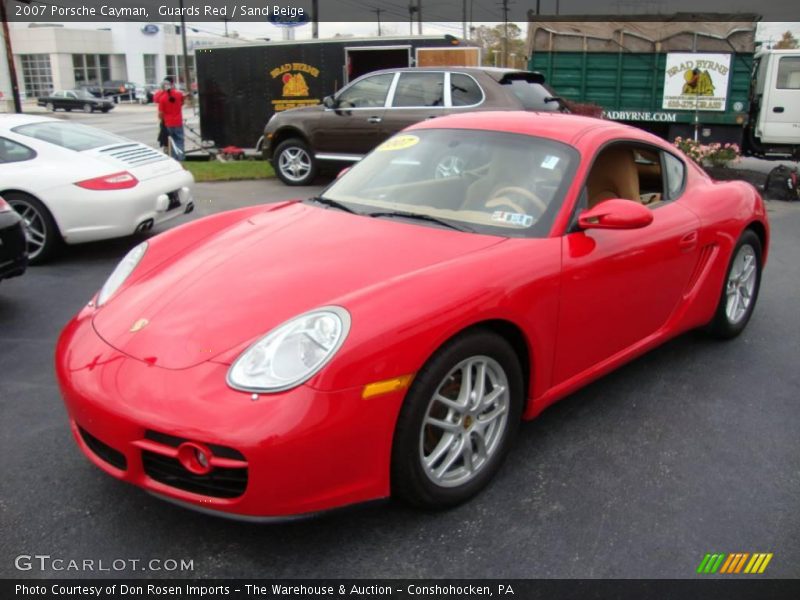 Guards Red / Sand Beige 2007 Porsche Cayman