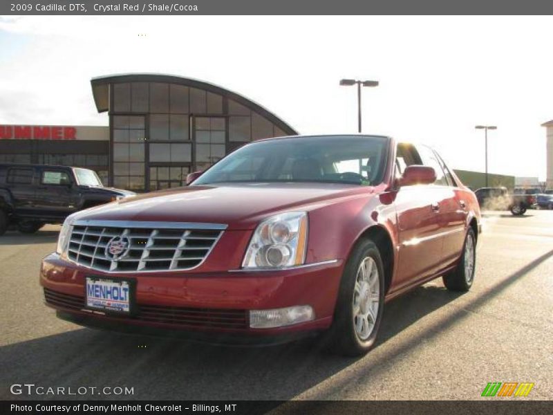 Crystal Red / Shale/Cocoa 2009 Cadillac DTS