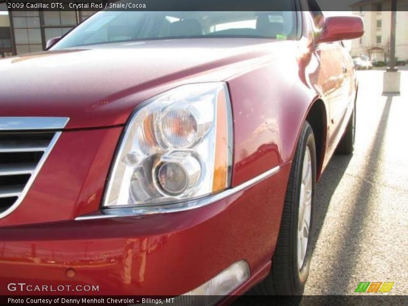 Crystal Red / Shale/Cocoa 2009 Cadillac DTS