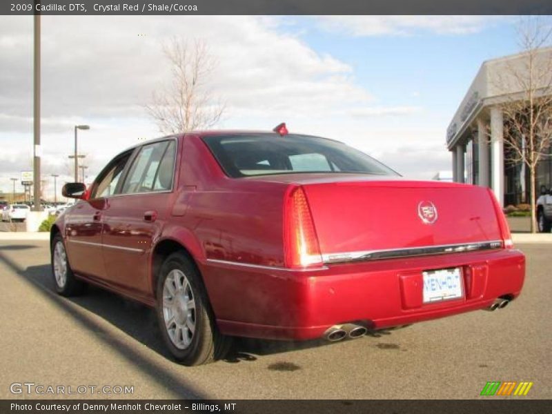 Crystal Red / Shale/Cocoa 2009 Cadillac DTS