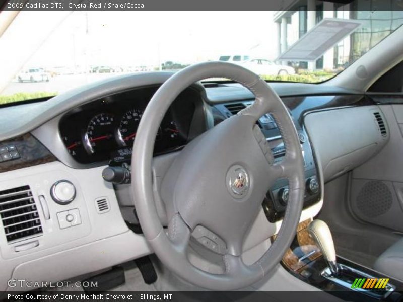 Crystal Red / Shale/Cocoa 2009 Cadillac DTS