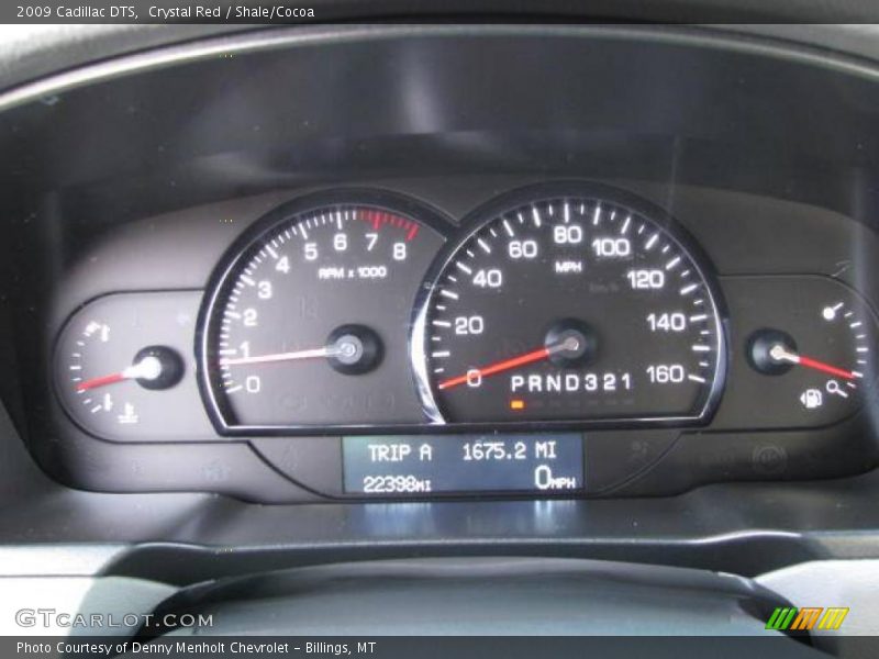 Crystal Red / Shale/Cocoa 2009 Cadillac DTS