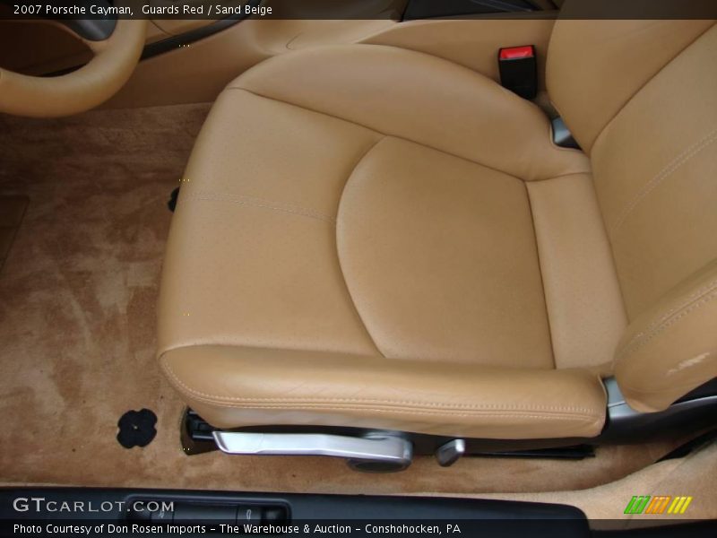 Guards Red / Sand Beige 2007 Porsche Cayman