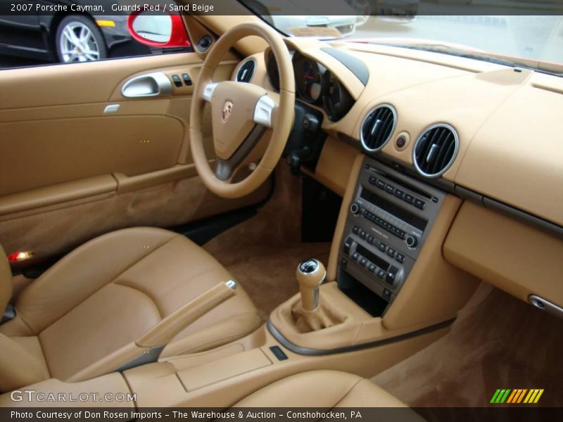 Guards Red / Sand Beige 2007 Porsche Cayman