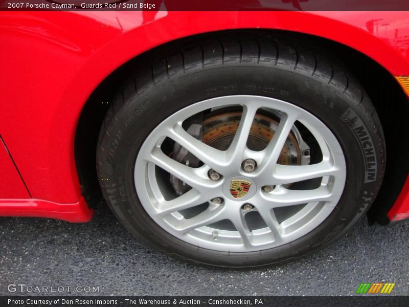 Guards Red / Sand Beige 2007 Porsche Cayman