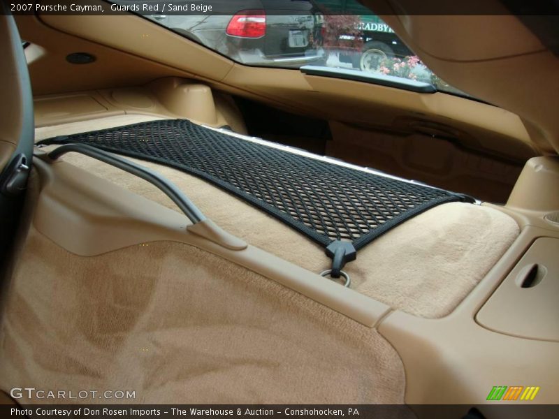 Guards Red / Sand Beige 2007 Porsche Cayman