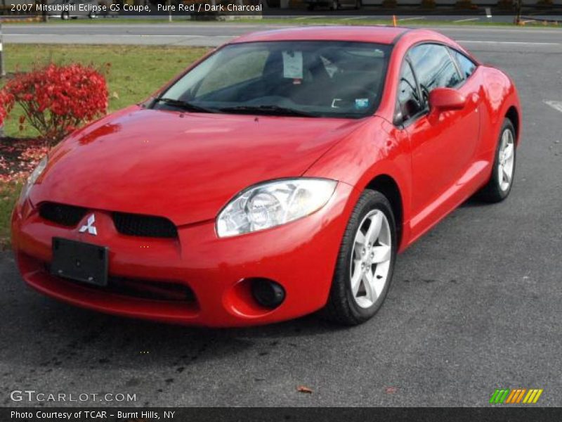 Pure Red / Dark Charcoal 2007 Mitsubishi Eclipse GS Coupe