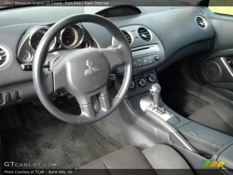 Pure Red / Dark Charcoal 2007 Mitsubishi Eclipse GS Coupe