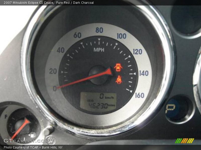 Pure Red / Dark Charcoal 2007 Mitsubishi Eclipse GS Coupe