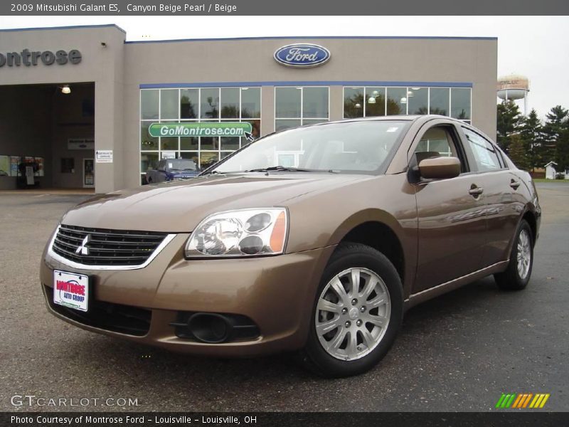 Canyon Beige Pearl / Beige 2009 Mitsubishi Galant ES
