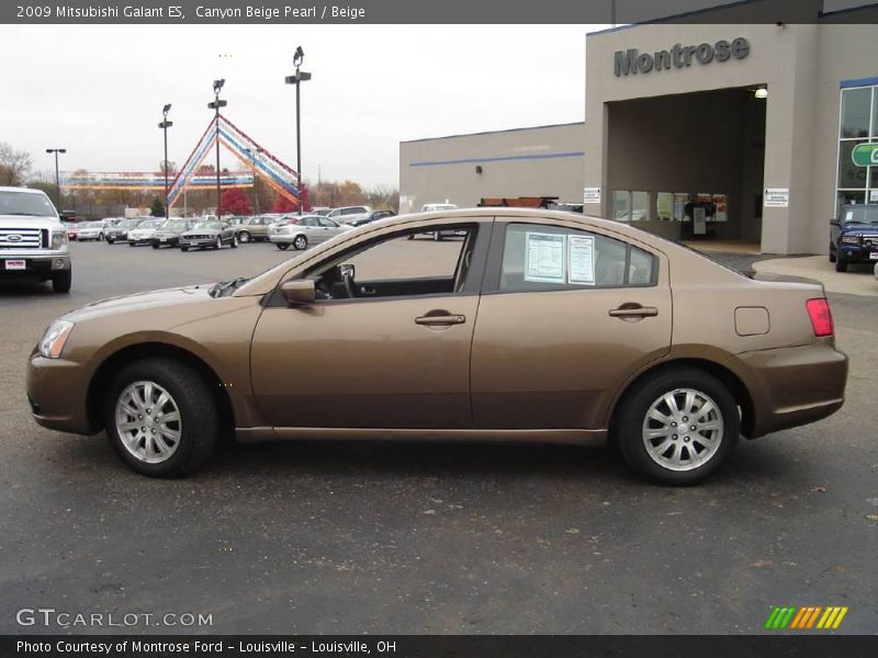 Canyon Beige Pearl / Beige 2009 Mitsubishi Galant ES
