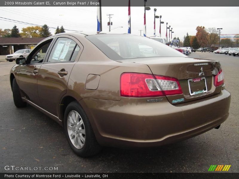 Canyon Beige Pearl / Beige 2009 Mitsubishi Galant ES