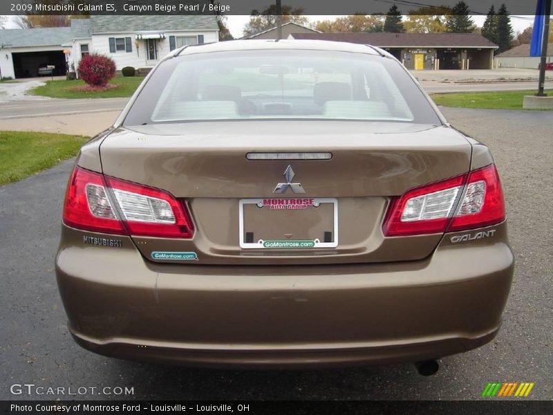 Canyon Beige Pearl / Beige 2009 Mitsubishi Galant ES