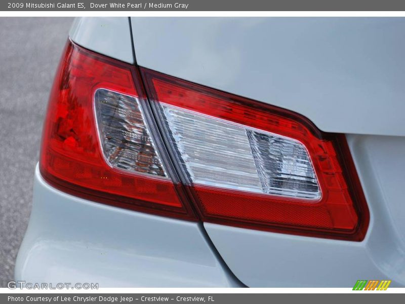 Dover White Pearl / Medium Gray 2009 Mitsubishi Galant ES