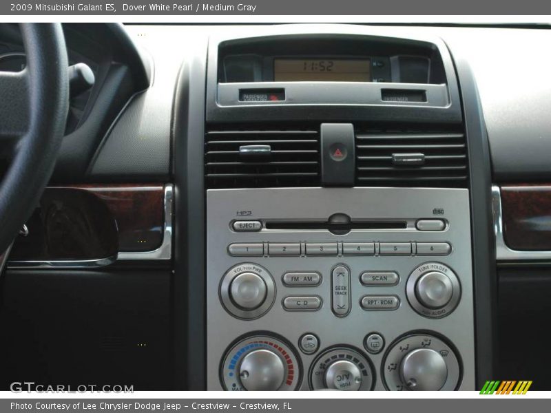 Dover White Pearl / Medium Gray 2009 Mitsubishi Galant ES