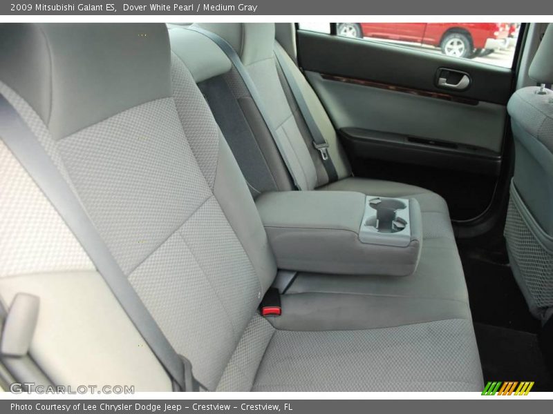 Dover White Pearl / Medium Gray 2009 Mitsubishi Galant ES
