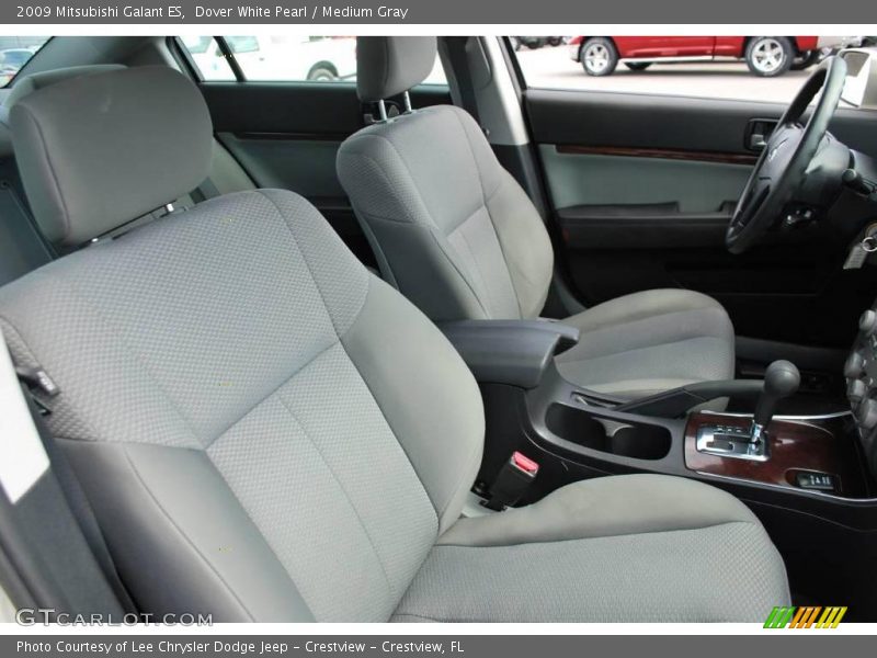 Dover White Pearl / Medium Gray 2009 Mitsubishi Galant ES