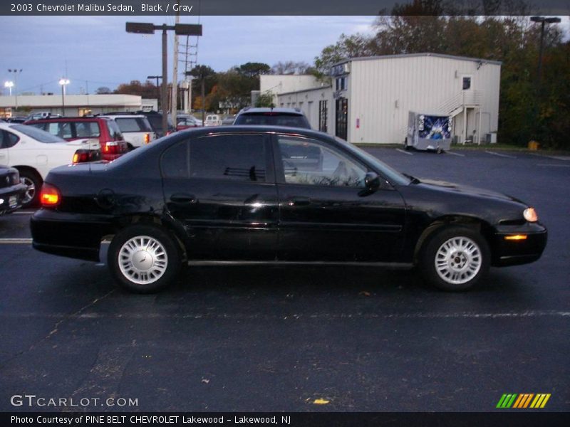 Black / Gray 2003 Chevrolet Malibu Sedan