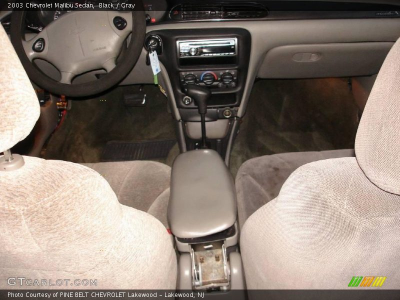 Black / Gray 2003 Chevrolet Malibu Sedan