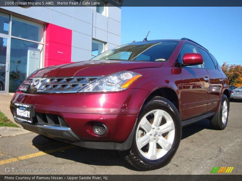Merlot Pearl / Cafe Latte 2006 Nissan Murano S AWD