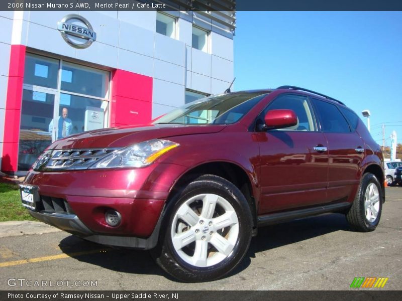 Merlot Pearl / Cafe Latte 2006 Nissan Murano S AWD