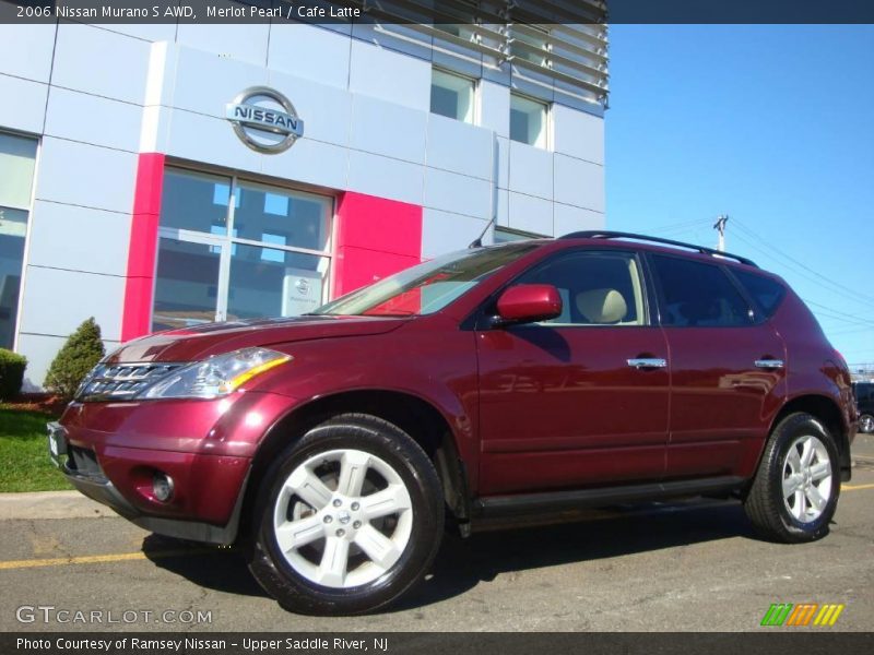 Merlot Pearl / Cafe Latte 2006 Nissan Murano S AWD