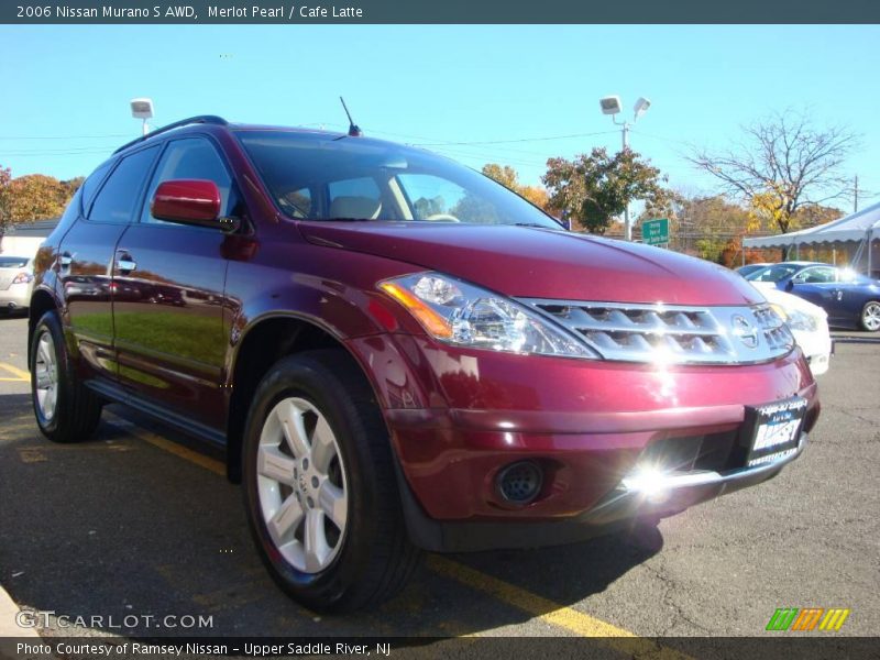 Merlot Pearl / Cafe Latte 2006 Nissan Murano S AWD