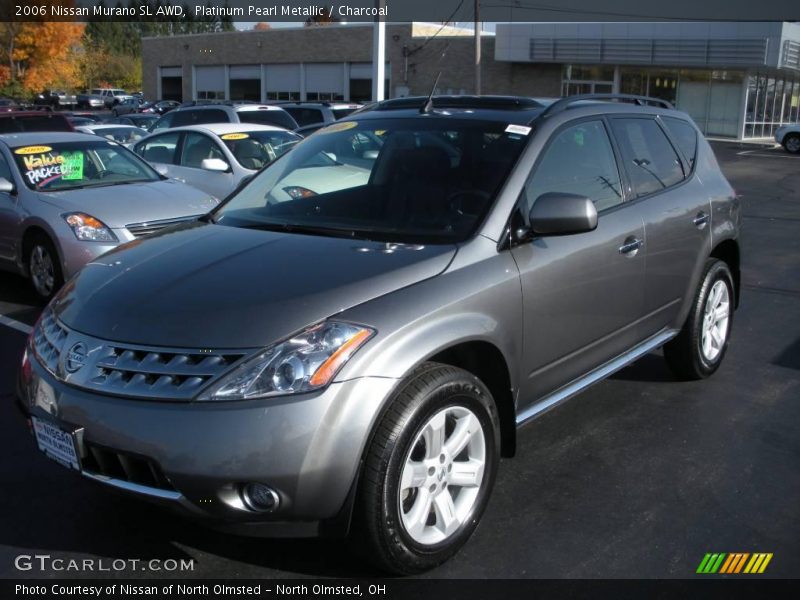 Platinum Pearl Metallic / Charcoal 2006 Nissan Murano SL AWD