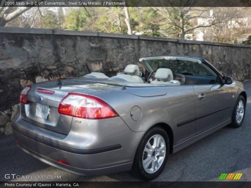 Steel Gray Metallic / Parchment 2006 Saab 9-3 2.0T Convertible