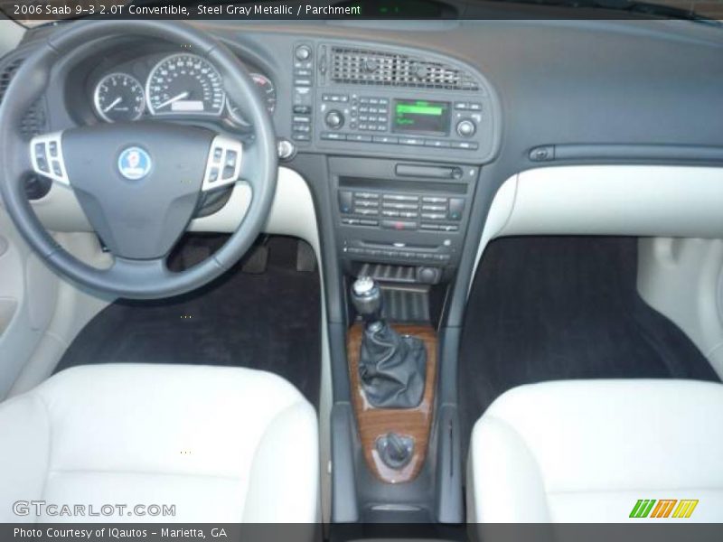 Steel Gray Metallic / Parchment 2006 Saab 9-3 2.0T Convertible