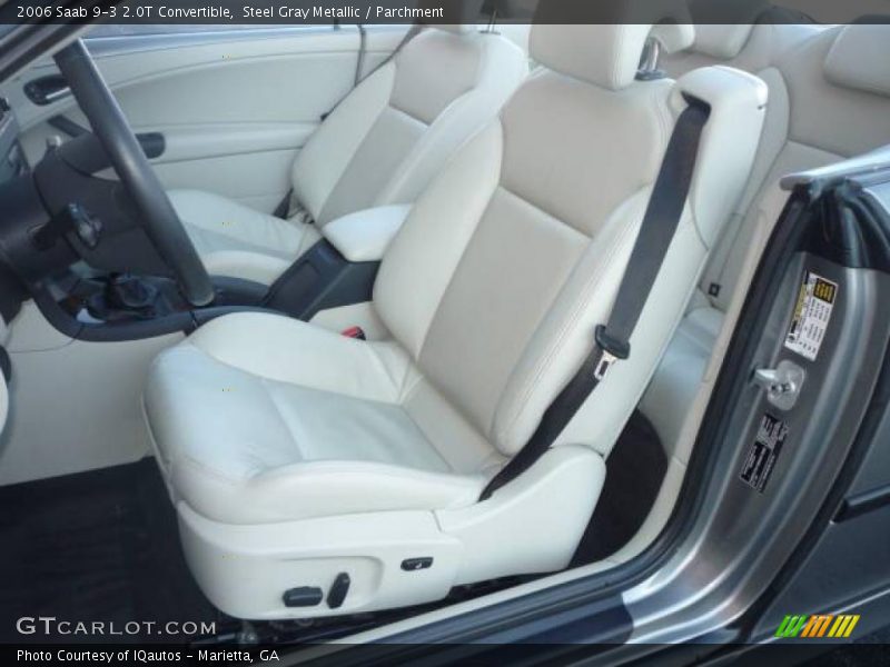 Steel Gray Metallic / Parchment 2006 Saab 9-3 2.0T Convertible