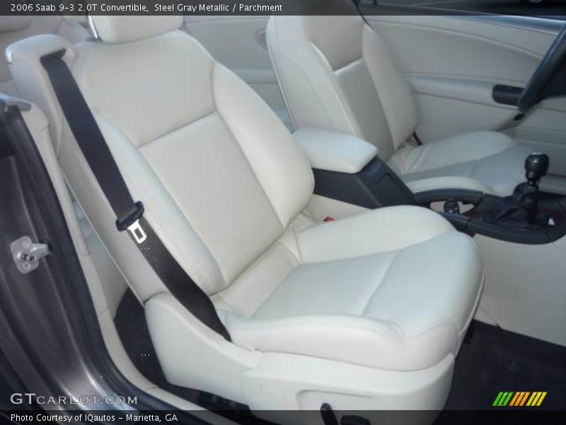 Steel Gray Metallic / Parchment 2006 Saab 9-3 2.0T Convertible