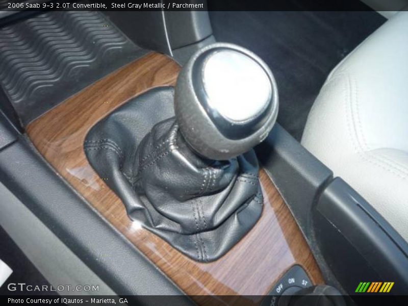 Steel Gray Metallic / Parchment 2006 Saab 9-3 2.0T Convertible