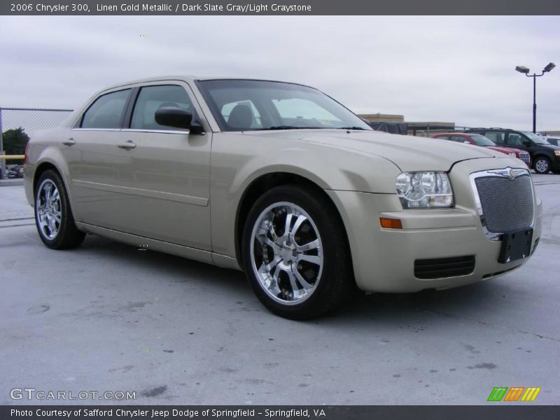 Linen Gold Metallic / Dark Slate Gray/Light Graystone 2006 Chrysler 300