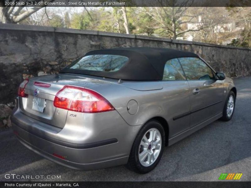 Steel Gray Metallic / Parchment 2006 Saab 9-3 2.0T Convertible