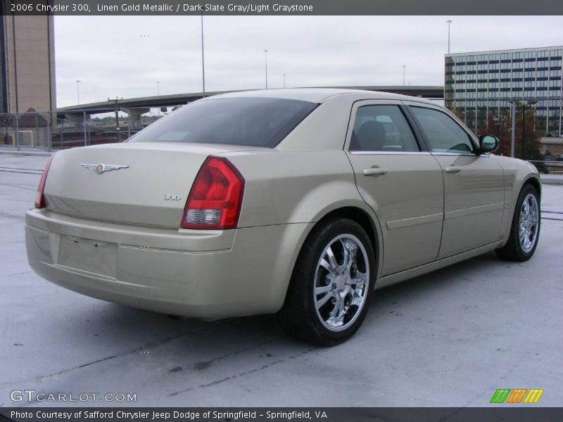 Linen Gold Metallic / Dark Slate Gray/Light Graystone 2006 Chrysler 300