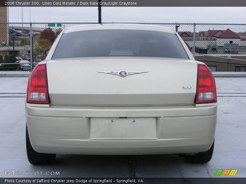 Linen Gold Metallic / Dark Slate Gray/Light Graystone 2006 Chrysler 300