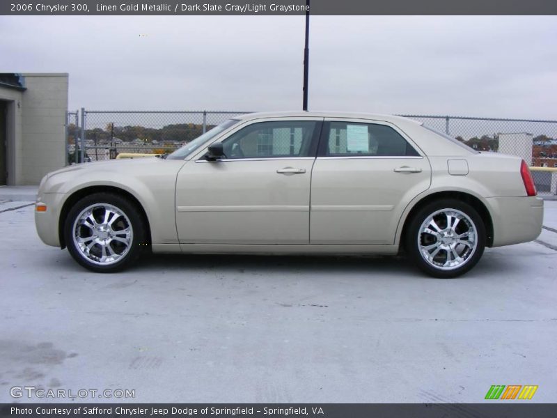 Linen Gold Metallic / Dark Slate Gray/Light Graystone 2006 Chrysler 300
