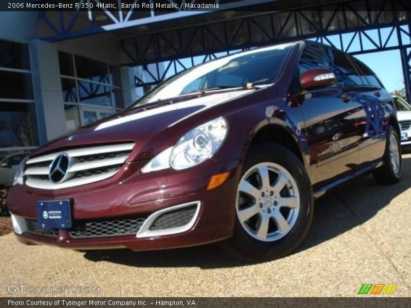 Barolo Red Metallic / Macadamia 2006 Mercedes-Benz R 350 4Matic