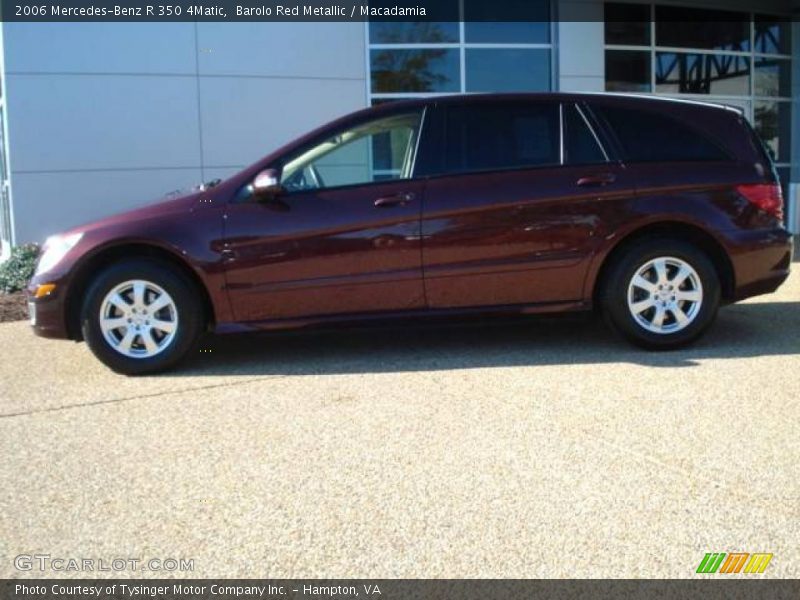 Barolo Red Metallic / Macadamia 2006 Mercedes-Benz R 350 4Matic