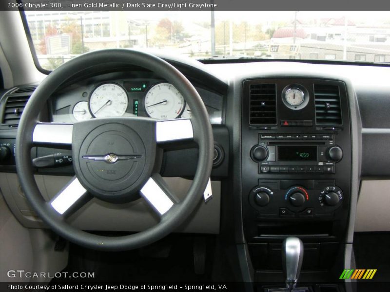 Linen Gold Metallic / Dark Slate Gray/Light Graystone 2006 Chrysler 300