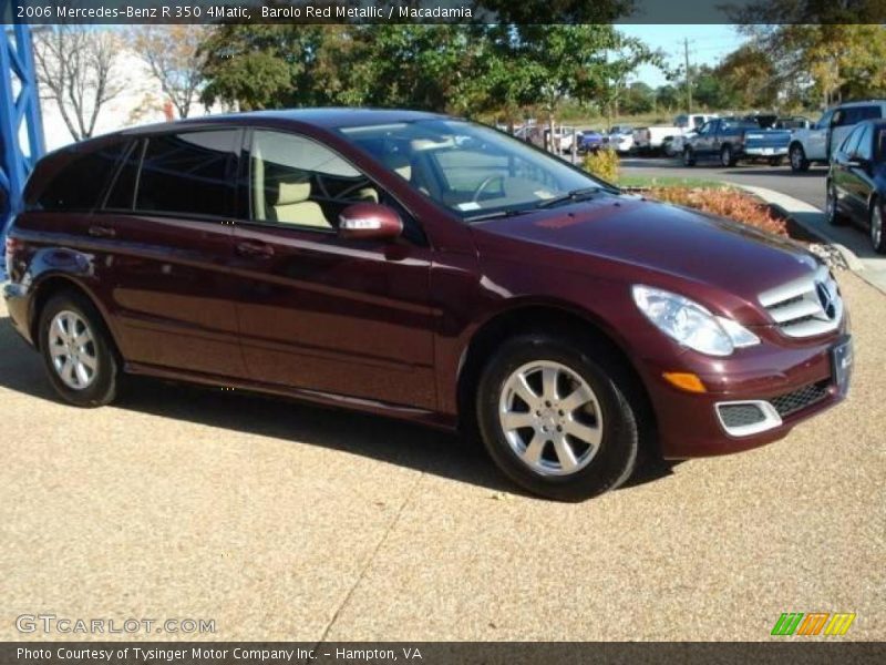 Barolo Red Metallic / Macadamia 2006 Mercedes-Benz R 350 4Matic