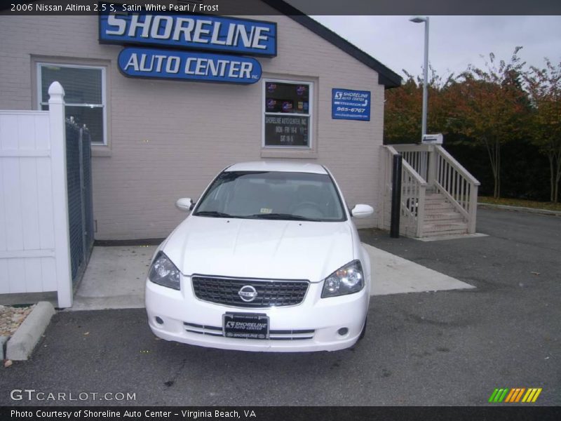 Satin White Pearl / Frost 2006 Nissan Altima 2.5 S