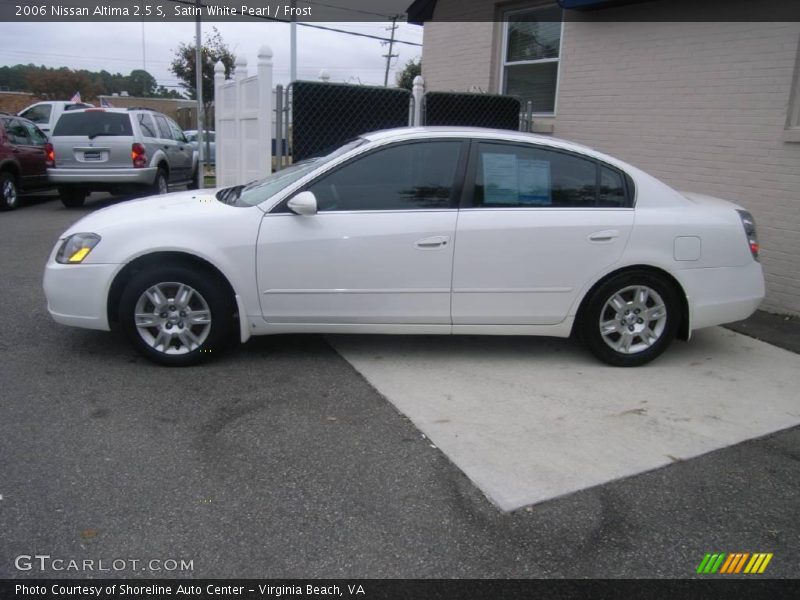 Satin White Pearl / Frost 2006 Nissan Altima 2.5 S