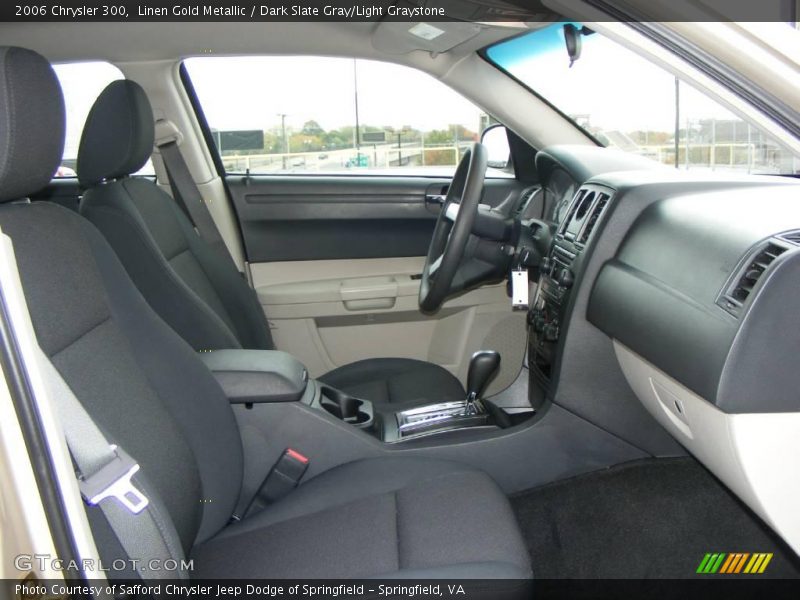 Linen Gold Metallic / Dark Slate Gray/Light Graystone 2006 Chrysler 300